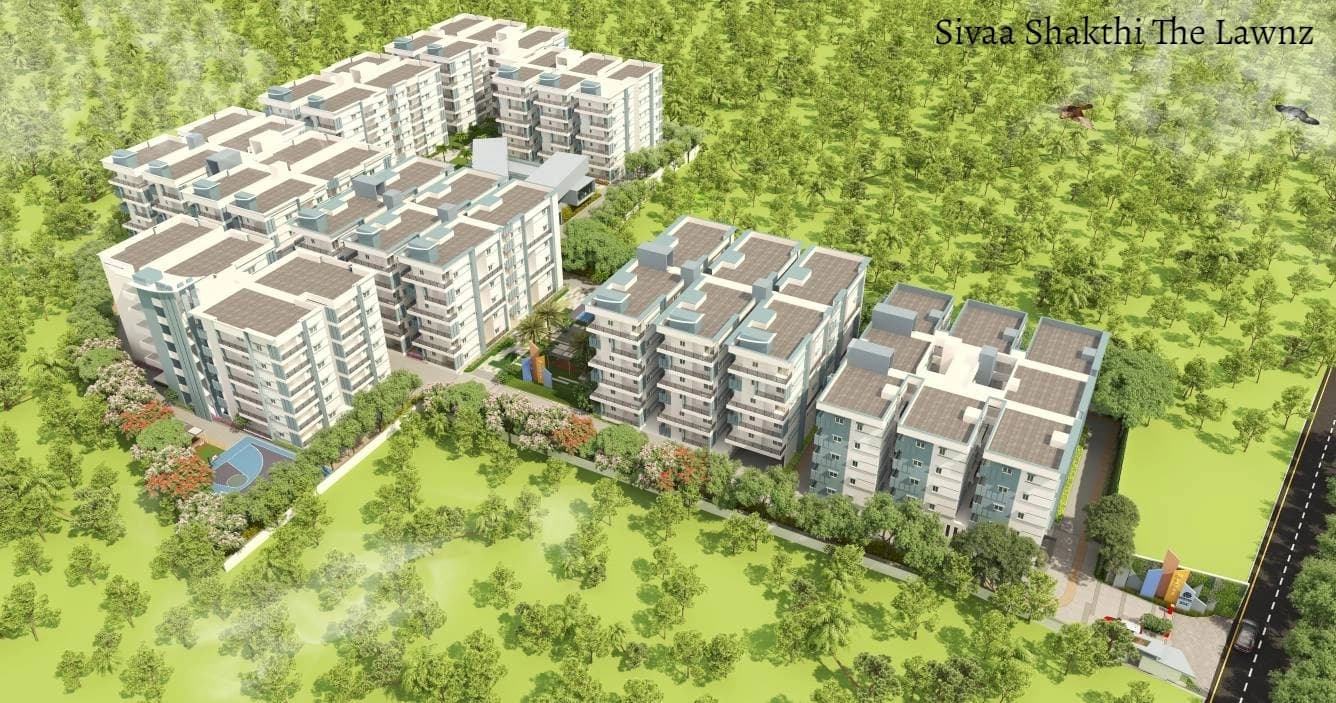 Floor plan for Sivaa Shakthi The Lawnz