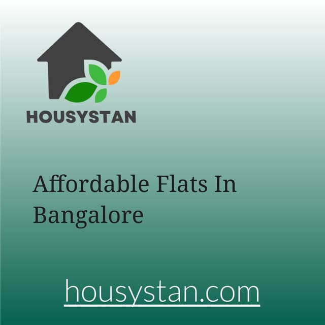 Affordable Flats In Bangalore
