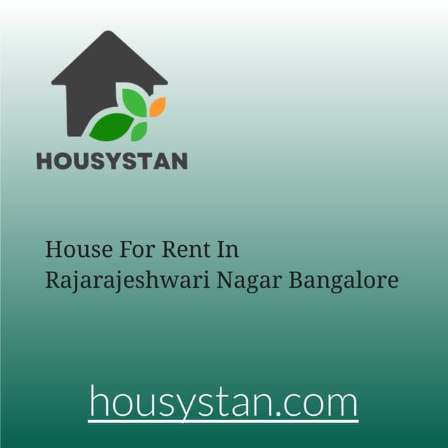 House For Rent In Rajarajeshwari Nagar Bangalore
